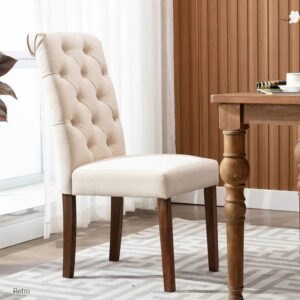 Retro - Tufted Cushion Dining Chair - Image 3