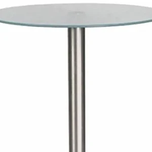 Metal Chrome Base Center Table with Glass Top - Image 2